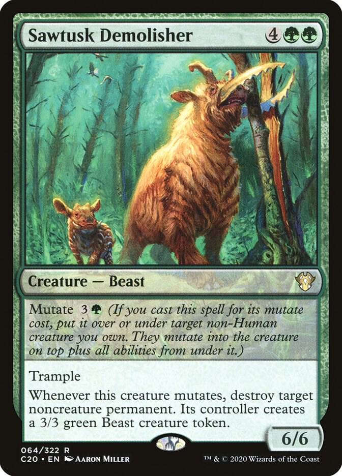 Sawtusk Demolisher, Commander 2020 64