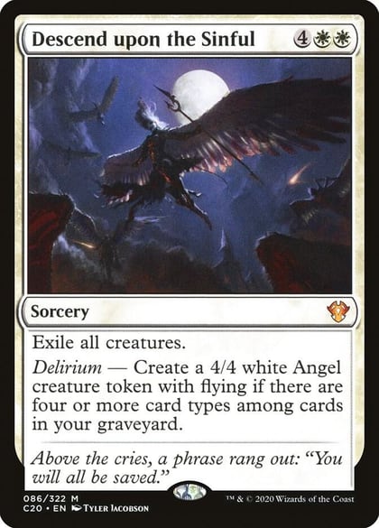 Descend upon the Sinful, Commander 2020 86