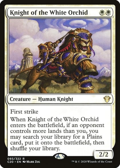 Knight of the White Orchid, Commander 2020 93