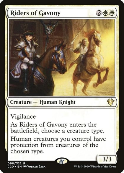 Riders of Gavony, Commander 2020 98