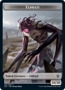 Eldrazi // Champion of Wits Double-Sided Token, Commander 2021 1 // 6