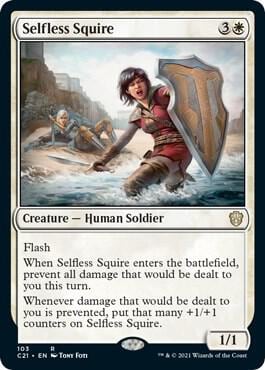 Selfless Squire, Commander 2021 103