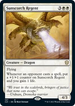 Sunscorch Regent, Commander 2021 107