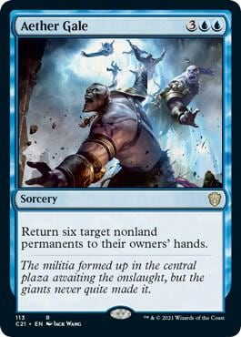 Aether Gale, Commander 2021 113