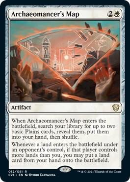 Archaeomancer's Map, Commander 2021 12