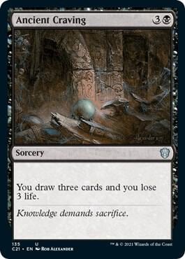Ancient Craving, Commander 2021 135