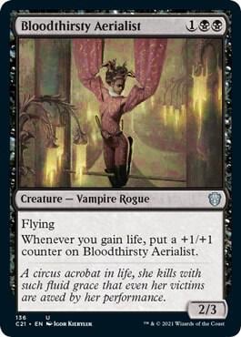 Bloodthirsty Aerialist, Commander 2021 136