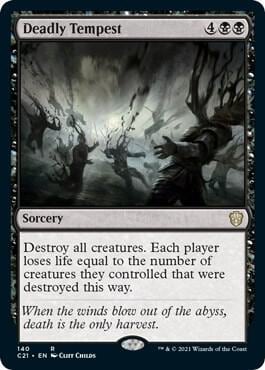 Deadly Tempest, Commander 2021 140