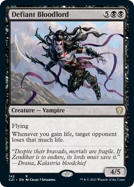 Defiant Bloodlord, Commander 2021 142