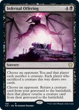 Infernal Offering, Commander 2021 146