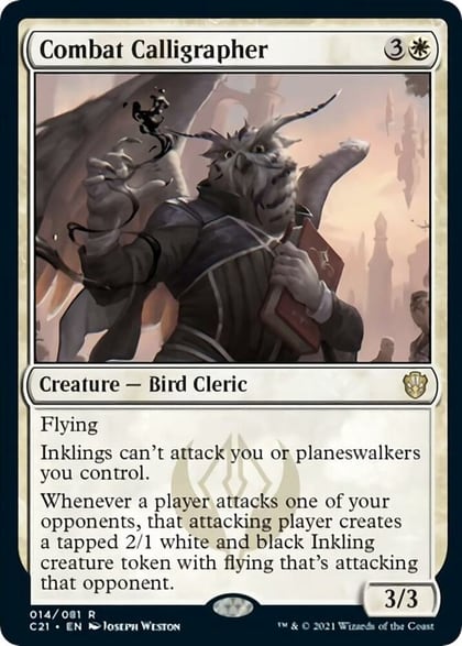 Combat Calligrapher, Commander 2021 14