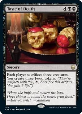 Taste of Death, Commander 2021 156