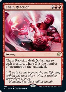 Chain Reaction, Commander 2021 161