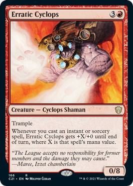 Erratic Cyclops, Commander 2021 166