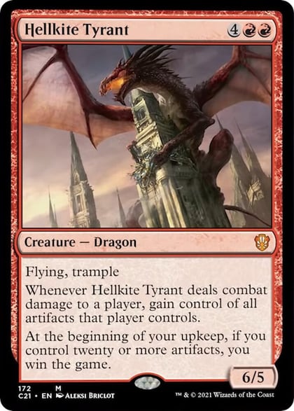 Hellkite Tyrant, Commander 2021 172