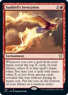 Sunbird's Invocation, Commander 2021 180
