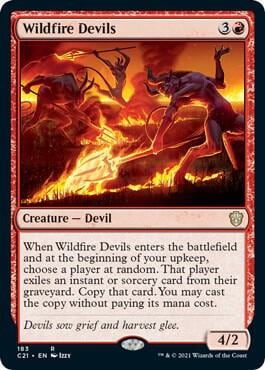 Wildfire Devils, Commander 2021 183