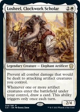 Losheel, Clockwork Scholar, Commander 2021 18