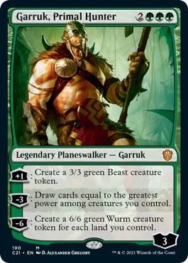 Garruk, Primal Hunter, Commander 2021 190