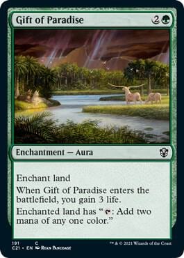 Gift of Paradise, Commander 2021 191