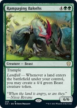 Rampaging Baloths, Commander 2021 203
