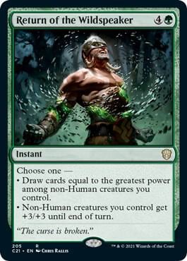 Return of the Wildspeaker, Commander 2021 205