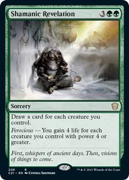 Shamanic Revelation, Commander 2021 206