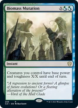 Biomass Mutation, Commander 2021 209