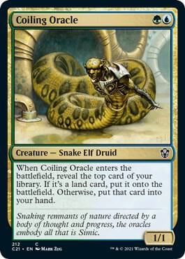 Coiling Oracle, Commander 2021 212