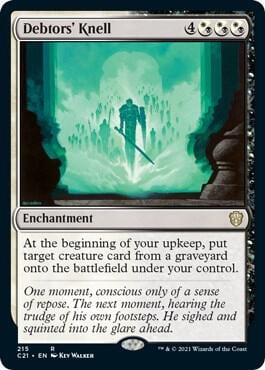 Debtors' Knell, Commander 2021 215