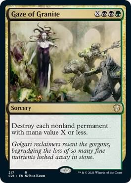 Gaze of Granite, Commander 2021 217
