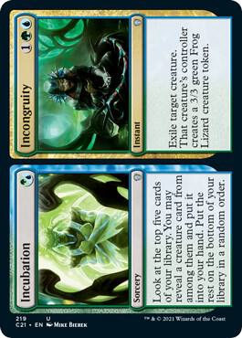 Incubation // Incongruity, Commander 2021 219