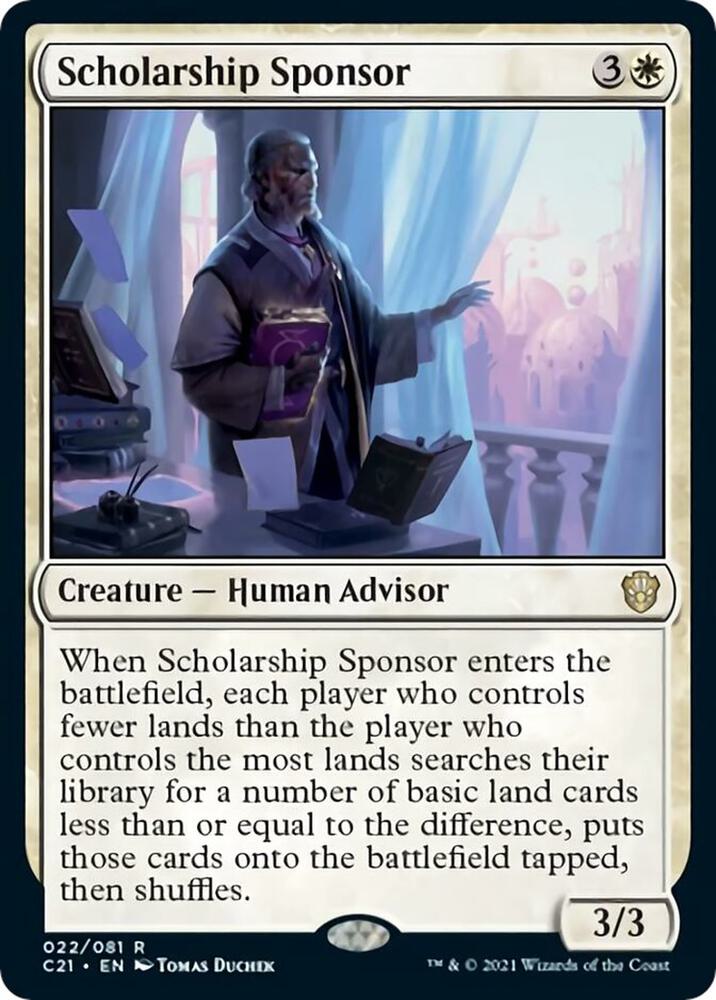 Scholarship Sponsor, Commander 2021 22