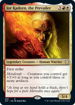 Jor Kadeen, the Prevailer, Commander 2021 220