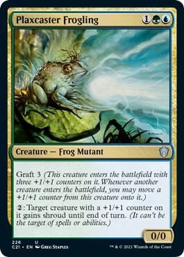 Plaxcaster Frogling, Commander 2021 226