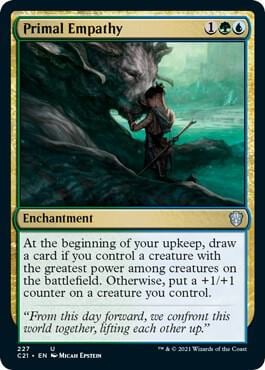 Primal Empathy, Commander 2021 227