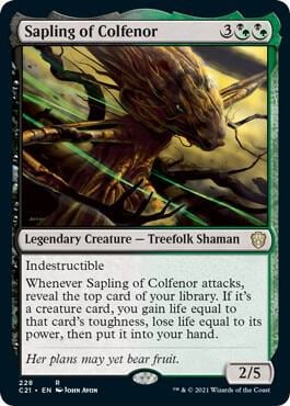 Sapling of Colfenor, Commander 2021 228