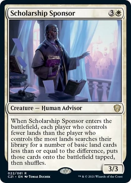 Scholarship Sponsor, Commander 2021 22