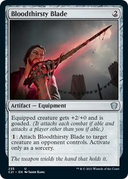 Bloodthirsty Blade, Commander 2021 235