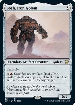 Bosh, Iron Golem, Commander 2021 237
