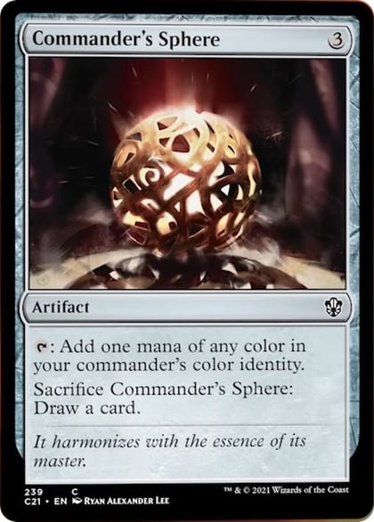 Commander's Sphere, Commander 2021 239