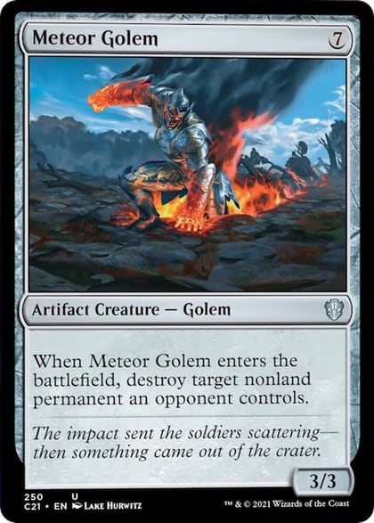 Meteor Golem, Commander 2021 250