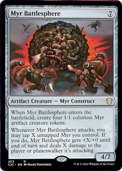 Myr Battlesphere, Commander 2021 253