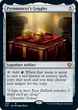 Pyromancer's Goggles, Commander 2021 259