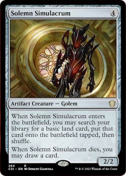 Solemn Simulacrum, Commander 2021 264