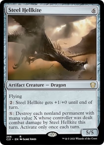 Steel Hellkite, Commander 2021 266