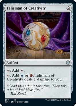 Talisman of Creativity, Commander 2021 269