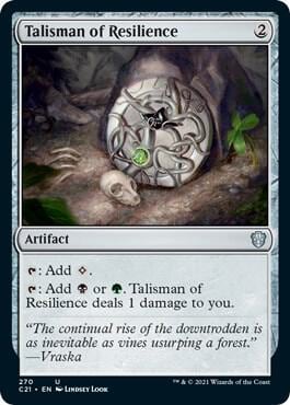 Talisman of Resilience, Commander 2021 270