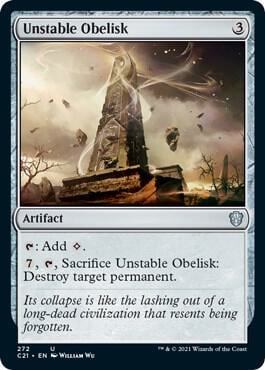 Unstable Obelisk, Commander 2021 272