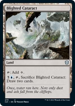 Blighted Cataract, Commander 2021 279